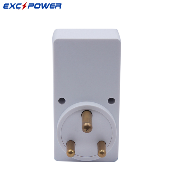 EP-047-D Three Pin South African Plug Surge Protector with LED Digital Display