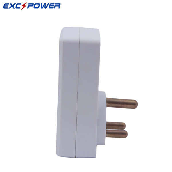 EP-047  Three Pin 16amp South African Plug Surge Protector with Bypass